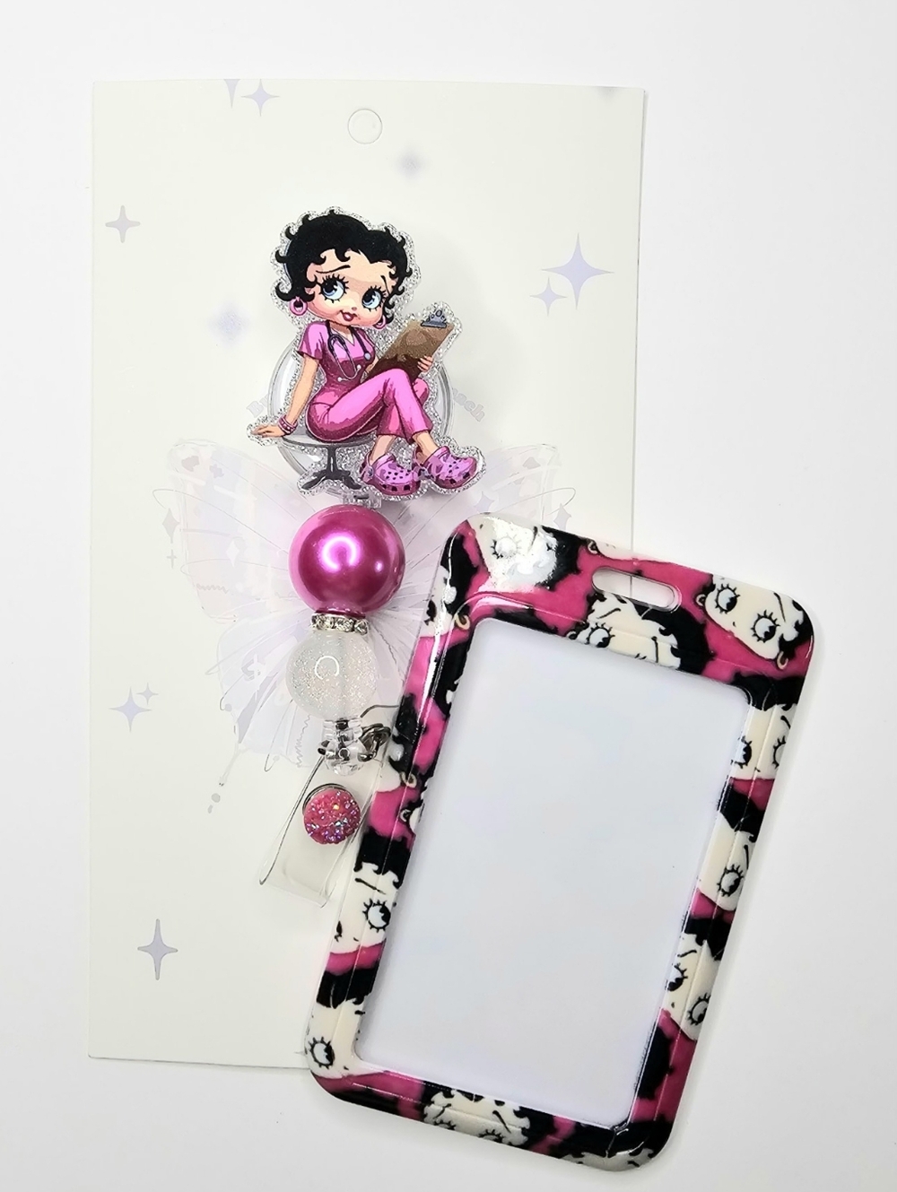 Betty Boop Badge Reel & ID Holder
